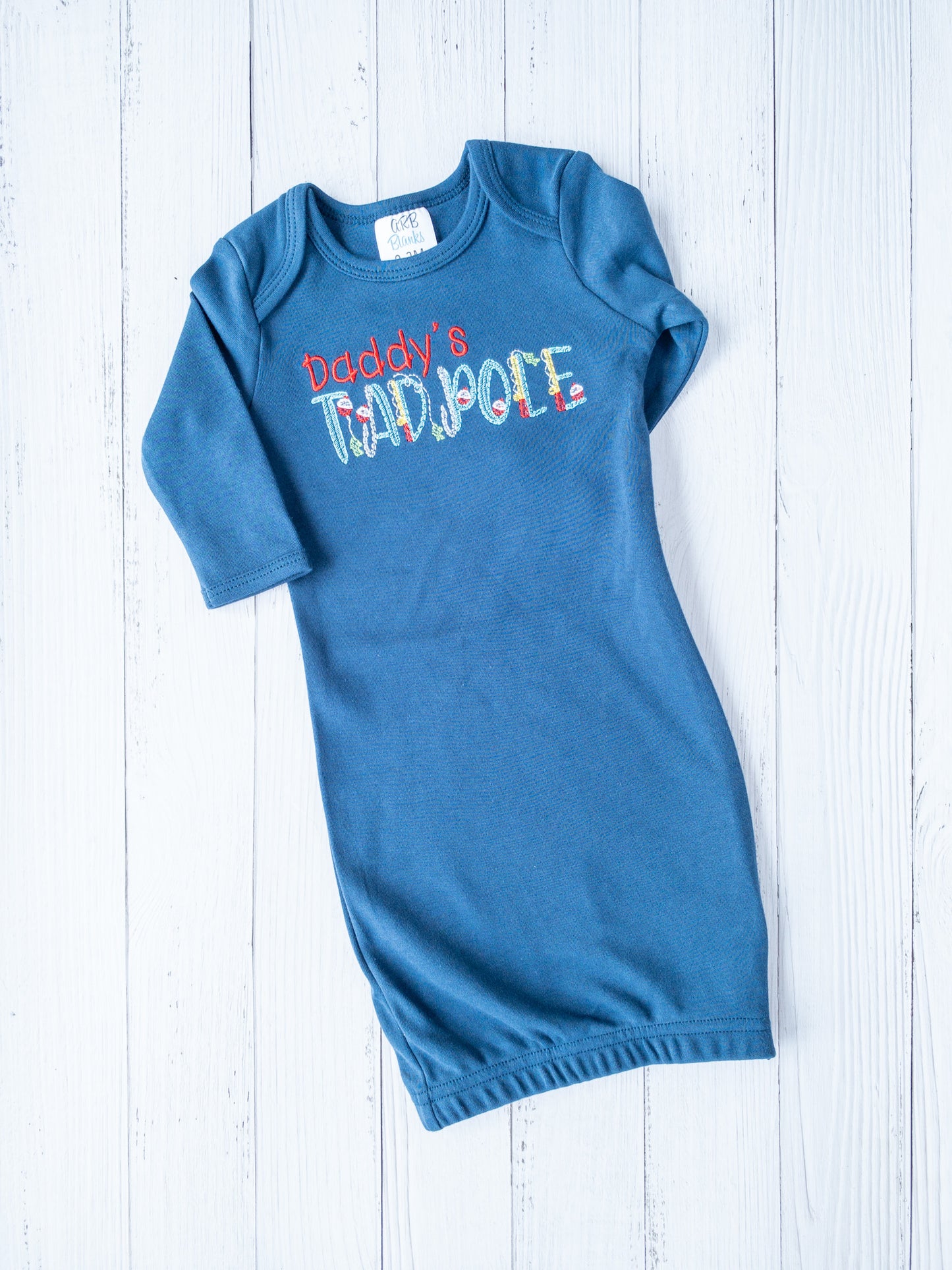 Custom Name Applique Baby Gown