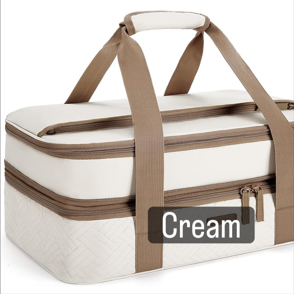 Personalized Double Decker Insulated Casserole Carrier
