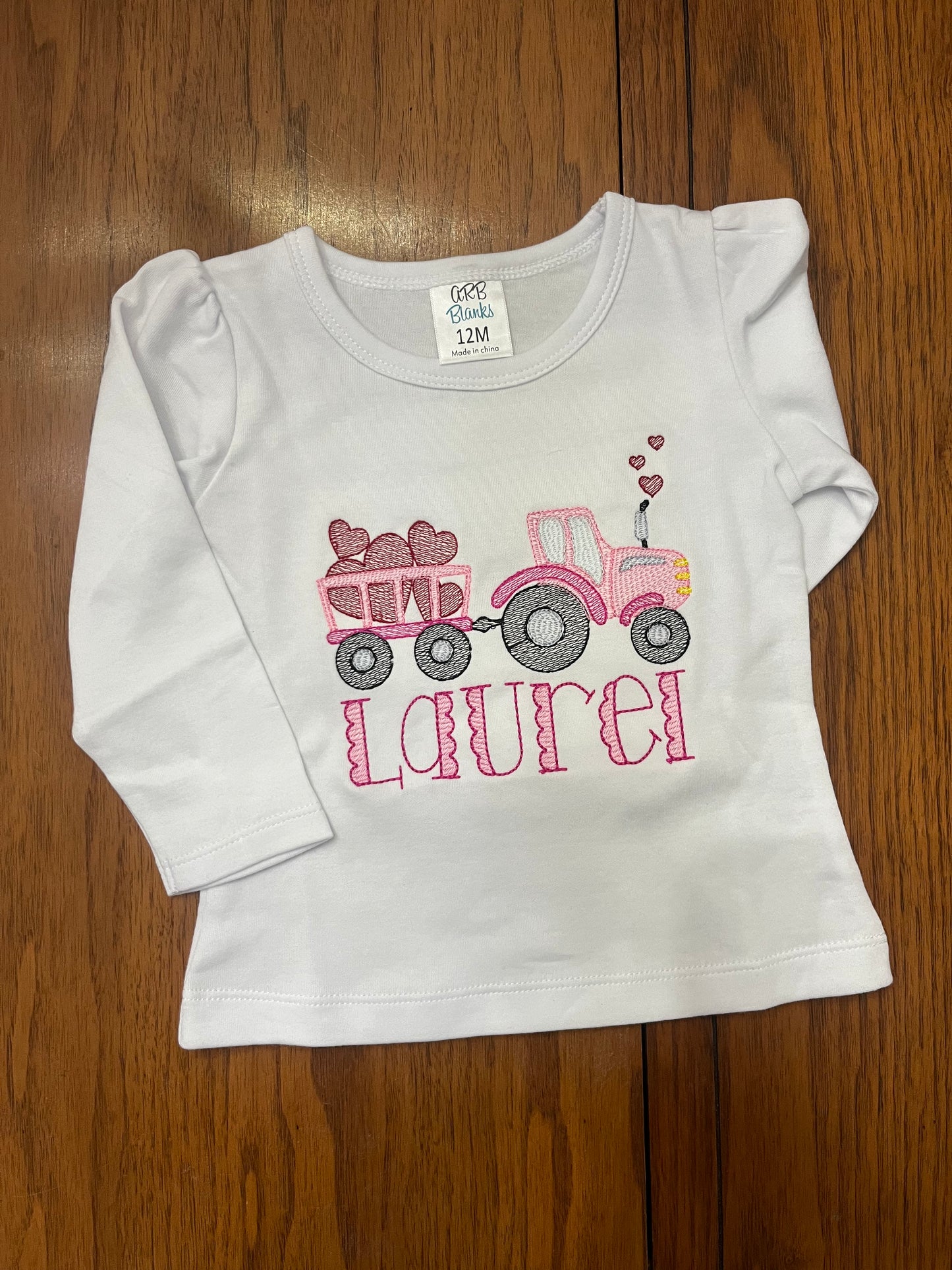 Valentine Tractor Shirt